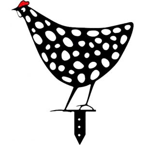 Statue De Jardin En M&eacute;tal - Motif Poulet - Fait Main - D&eacute;coration De Jardin - D&eacute;coration De Jardin - Neuf