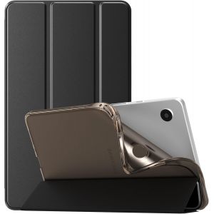 Coque Compatible Avec Samsung Galaxy Tab A9 8,7"" 2023, Étui De Protection Arrière En Tpu Translucide Givré Pour Toute Nouvelle Samsung Galaxy Tab A9 8,7"" Sm-X110/X115/X117, Noir - Neuf