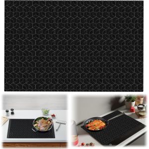 AYUHR-Tapis Protection Protecteur Induction, 52*78cm Tapis de Protection Plaque Induction, Anti Rayures Non Slip, Tapis de Cuisson à Induction en Silicone Protection, Protection Plaque de Cuisson Mag - Neuf