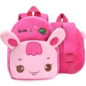 Sac à Dos Enfant, Cartable Scolaire Maternelle, Forme Animale Mignonne en Peluche Mini-Sac à Dos école Maternelle Enfant Bébé Filles Tout-Petit Sac - Neuf