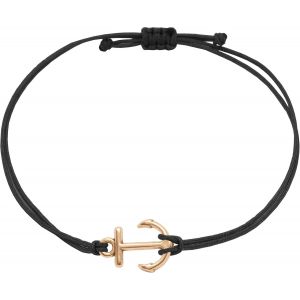 Kalsw-Bracelet Femme Ancre Or Rose Bracelet Macram&eacute; Fait Main Taille Ajustable Y Compris Emballage Cadeau - Neuf