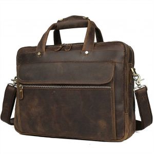 Sacoche de voyage d'affaires pour homme, porte-documents en cuir, sac bandouliere, porte-documents en cuir pour homme - Neuf