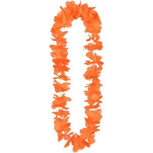 Kal-Collier Hawaïen Ohana 1 Pièce Longueur 105 Cm Collier Été Plage Fleurs Mer Vacances Accessoires Déguisement Déguisement Carnaval Fête À Thème - Neuf