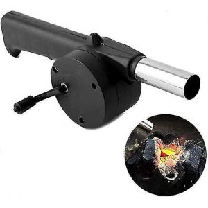 Ventilateur de barbecue Souffleur dair Allume-feu rapide Portable manuel manivelle Soufflet pour pique-en plein air Camping Cuisson Barbecue Barbecue Barbecue Barbecue Barbecue Accessoires - Neuf