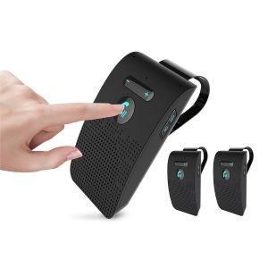 Kit de 2 haut-parleurs Bluetooth sans fil pour voiture avec appels mains libres - Neuf