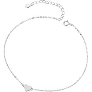 Kgabery-Bracelet De Cheville Réglable En Argent Sterling 925 Pour Femme,Chaîne De Cheville Fine Flexible Jusqu'à 22,9 Cm À 25,4 Cm,Convient Pour La Plage Et Le Bord De Mer - Neuf