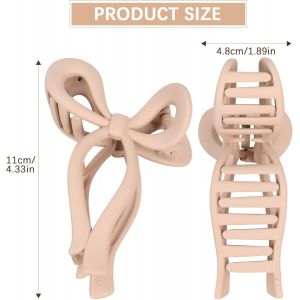 Pince Cheveux Papillon, 4 Pi&egrave;ces Barrette Cheveux Femme Antid&eacute;rapante Hair Clips Ultra-R&eacute;sistant Cheveux Accessoire Convient F&ecirc;tes Plage Vacances - Neuf