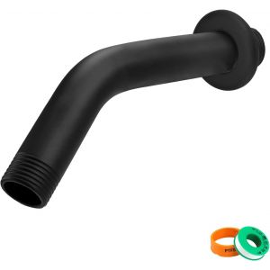 Tuyau SuppléMentaire de Bras de Douche Coudé de Rallonge de Pommeau de Douche en Acier Inoxydable de 15 Cm (15 Cm) G1 / 2 - Neuf