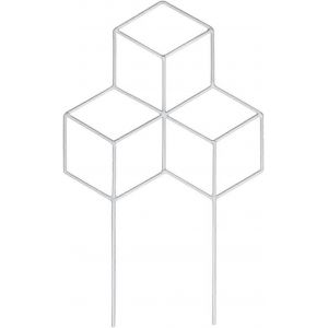 Treillis de jardin en métal pour plantes grimpantes,support de plante en fer pour vigne grimpante - Neuf