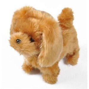 Jouet Chien / Chiot Avec Son Et Mouvement - Aliment&eacute; Par Batterie Brun - Neuf