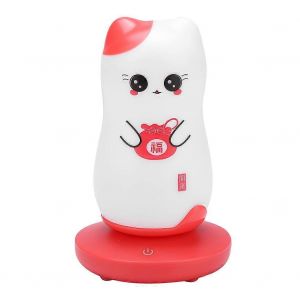Rechargeable Par Usb De Bande Dessin&eacute;e Lumi&egrave;re De Nuit De Led Pour Chambre Enfant, Conception Mignonne, Douce Lueur, Portable, Couleur De La Modification Des Options - Neuf
