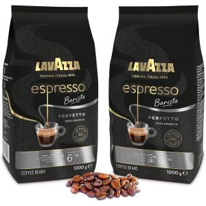 Kalanka-Lavazza - Café Espresso Barista Perfetto - Café Grain - 100 % Arabica - Italien - Intensité 6 - 2 Paquets De 1 Kg (L'emballage Peut Varier) - Neuf