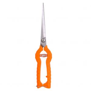 Secateur allongeant coupe-raisin en acier inoxydable ciseaux outil a main de jardin avec ressort puissant - Neuf