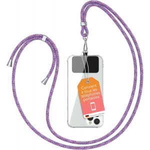 KAL-Chaîne Universelle Pour Téléphone Portable Adaptée À Tous Les Smartphones Tour De Cou Housse Avec Cordon Sangle Pour Téléphone Cellulaire Adapté À Toutes Les Pochettes Licorne - Neuf