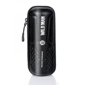 Outil de vélos Pochette en PU Noir résistant à l'eau Avant le Sac de Shell Dur de Vélo de Montagne Kit de Réparation Sac de Cas Dur de l'Extérieur Accessoires de Cyclisme. 8 x 8,5 x 19 cm (Noir) - Neuf