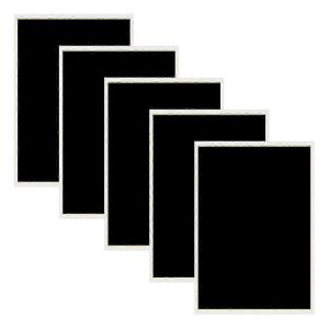 6 Pcs Papier De Marquage De Gravure Laser,15x10,63 Pouces Papiers De Gradation Laser Noirs,Pour L'&eacute;dition De Marquage Et De Gravure Laser &Agrave; Fibre - Neuf