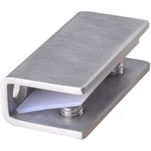Pinces de fixation en acier inoxydable pour porte de douche en verre de 8 &agrave; 12 mm - Neuf