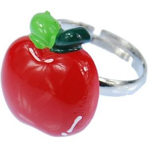 Kahfl-Pommes Fruit Ring-Fruit Fruit Pomme-Bijoux &Agrave; La Mode &Agrave; La Main Bague I Avec Motif I Taille R&eacute;glable - Neuf