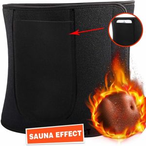 De Sudation Ceinture¿L), Réglable Amincissant La Ceinture Abdominale De Sudation Ceinture Accélérer La Perte De Poids Accélérer La Perte De Poids Avec Sac Portable Pour Les Hommes Et Les Femmes - Neuf