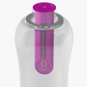 Gourde Filtrante Soft, 1 Filtre &Agrave; Charbon Actif Rose 0,7 L - Filtre Le Chlore Et Autres Contaminants, Gourde Sport Transparente, Bouteille Filtrante Sans Bpa, Gourde Paille, Bouteille D'eau - Neuf