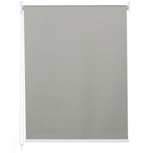 Store &Agrave; Enrouleur Pour Fen&ecirc;tres, Hwc-D52, Avec Cha&icirc;ne, Avec Per&ccedil;age, Isolation, Opaque, 100 X 230Gris - Neuf