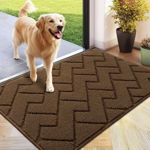 Kalanka-Paillasson 60x90cm Tapis De Sol,Antidérapant Lavable En Machine Porte,Tapis D'entrée Polypropylène Absorbantes Pour Chien, Entrée, Porte Et Couloir - Neuf