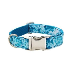 Collier Hawaïen Élégant Pour Chien Avec N?ud Papillon, Boucle À Dégagement Rapide, Coton Doux, Confortable Et Lavable En Machine Pour Toutes Les Tailles De Chien. - Neuf