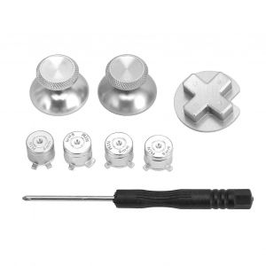 Pour Switch Pro Bouton En Métal Diy Contrôleur De Jeu De Remplacement Bouton En Métal Pour Switch Pro Gamepad Argent - Neuf