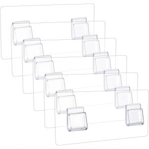 Lot De 6 Autocollants De Rechange Pour &Eacute;tag&egrave;re De Douche, Sans Per&ccedil;age, Imperm&eacute;ables Et Sans Traces Pour &Eacute;tag&egrave;re De Douche, Porte-Savon Et &Eacute;tag&egrave;res De Rangement De Cuisine - Neuf