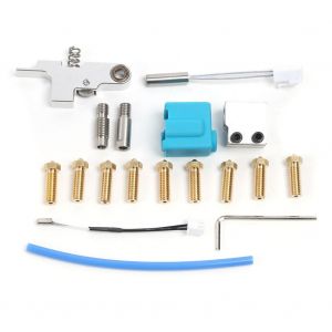 XYONG Ensemble d'embouts chauffants pour extrudeuse d'imprimante 3D, buse, manchon en silicone, thermistance, tuyau, gorge, fournitures d'outils - Neuf