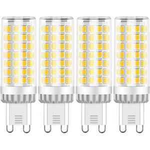Ampoule G9 Led 9w 750lm Blanc Froid 6000k, Équivalen 50w-80w Halogène, Ac 220-240v, Non-Dimmable, Sans Scintillement, Ampoules Maïs Pour Lustres, Plafonniers, Appliques Murales, Lo[Amp744926] - Neuf