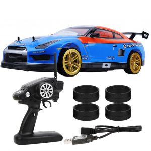 1:10 2.4G RC voiture dérive voiture de course enfants enfant télécommande véhicule jouets cadeaux batterie unique - Neuf