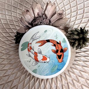 sticker personnalisé - poissons - fait main - Neuf