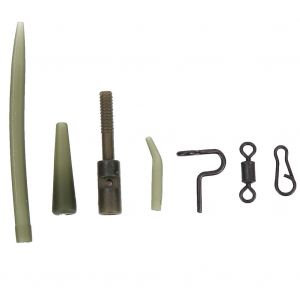 Kit De Materiel De Peche A La Carpe Professionnel, Tube En Caoutchouc, Emerillons En Forme De Q, Ensemble D'accessoires - Neuf