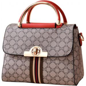 SJZG-&Eacute;l&eacute;gant Sac &Agrave; Main Pour Femme Pu Cuir Sac Port&eacute; Epaule Mode Sac &Agrave; Bandouli&egrave;re Messager Petit Sac D'&Eacute;paule Fourre-Tout Shopping Voyage Travail Hobo Cabas Rouge - Neuf