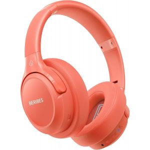 Casque Bluetooth Sans Fil - Durée De Lecture : 65 H -Avec Micro 6 Modes Eq - Style Around-Ear - Avec Microphone - Pour Iphone/Ipad/Android/Ordinateurs Portables - Neuf