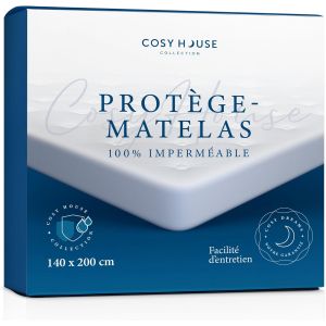 Ulteronixshop-Prot&egrave;ge-Matelas &iquest; M&eacute;lange de Rayonne &agrave; Base de Bambou &iquest; Essentiels de Chambre &agrave; Coucher &iquest; Confort Ultra-Doux, Frais et Silencieux &iquest; Style Drap-Housse - Neuf