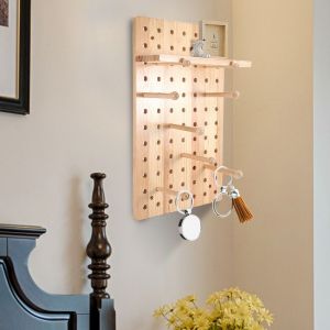 Hjlian Etagere De Rangement Murale Rectangulaire A Suspendre Pour Decoration D'interieur (Etagere De Rangement + Planche De 30 Cm) - Neuf