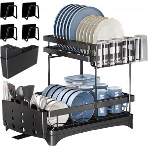 Égouttoir À Vaisselle Avec Crochets Adhésifs Pour Éponge - Neuf