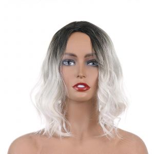 Rare Beauté Cheveux Courts Femme Dégradé Couleur Mécanisme Rose Maille Perruque Fibre Chimique - Neuf