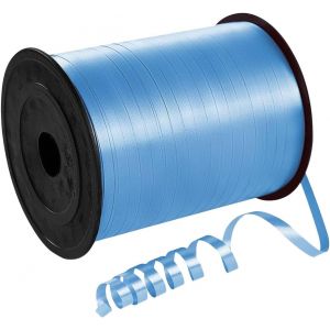 Kal-Ruban Pour Ficelle De Ballon,500 Yard Ruban Bolduc Lisse Paquet Cadeau Bleu Rubans Curling Ballon Pour Décoratif Cadeau Accessoire De Décoration&bricolage Et Ballon Mariage Anniversaire Et Noël - Neuf