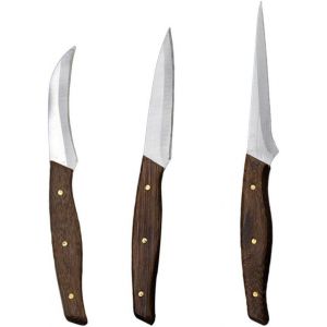 Mevronisshop-Ensemble De Couteaux &Agrave; D&eacute;couper Les Fruits En Acier Inoxydable 3 Pi&egrave;ces Outils De Sculpture Pour Fruits Et L&eacute;gumes Cuisine Maison - Neuf