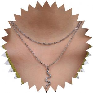 Kal-Collier Pendentif Serpent Vintage Superpos&eacute; Collier Ras Du Cou Serpent Dor&eacute; Collier Ras Du Cou Serpent Punk Collier Ras Du Cou Animal Collier Cha&icirc;ne Serpent Bijoux Pour Femmes Et Filles - Neuf