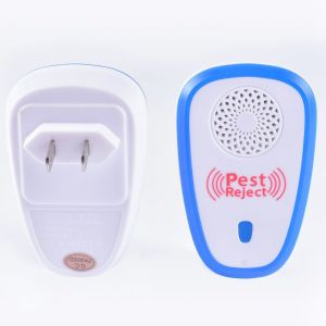Prise Électronique D'intérieur Améliorée Pour Insectes, Souris, Fourmis, Moustiques, Araignées, Rongeurs, Cafards, Répulsif Anti-Moustiques Pour Enfants Et Animaux Domestiques [Blanc] - Neuf