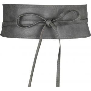 CAUC-Ceinture femme, large ceinture portefeuille Obi avec la&ccedil;age - Neuf