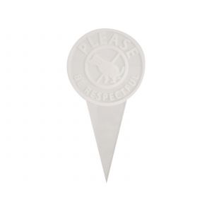 Panneau &laquo; Interdit aux chiens de faire leurs besoins &raquo; pour pelouse et jardin - Panneau d'avertissement en acrylique - Neuf