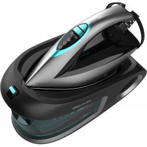 MEVRONISSHOP-Centrale vapeur horizontale IronHero 3200 Station. 3200 W, 8Bars, vapeur continue 150 g/min, effet pressing 420 g/min, semelle Turbo Slide, arr&ecirc;t automatique, Cyclo Clean, filtre antical - Neuf