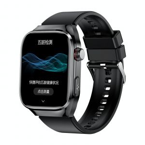 Montre Connect&eacute;e &Eacute;cran Amoled 2.04 Pouces &Eacute;tanche Ip68 Sant&eacute; Et Appels Noir Yonis - Neuf