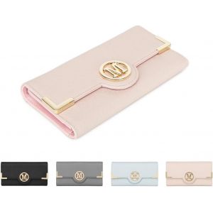 Portefeuille Long Pour Femme En Simili Cuir - Élégant Avec Fermeture Éclair, Compartiments Cartes Et Poche Téléphone Pour Noël Et Les Fêtes - Neuf