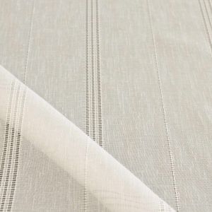 Tissu Voile &Agrave; Rayures Point Du Jour - Neuf